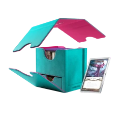 Gamegenic Deck Box: Sidekick Pro 100+ XL Convertible (Teal/Pink)